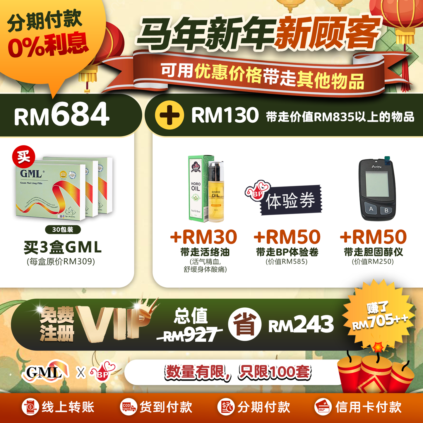 GML冠脉宁™ 纯正通血管配方中草药