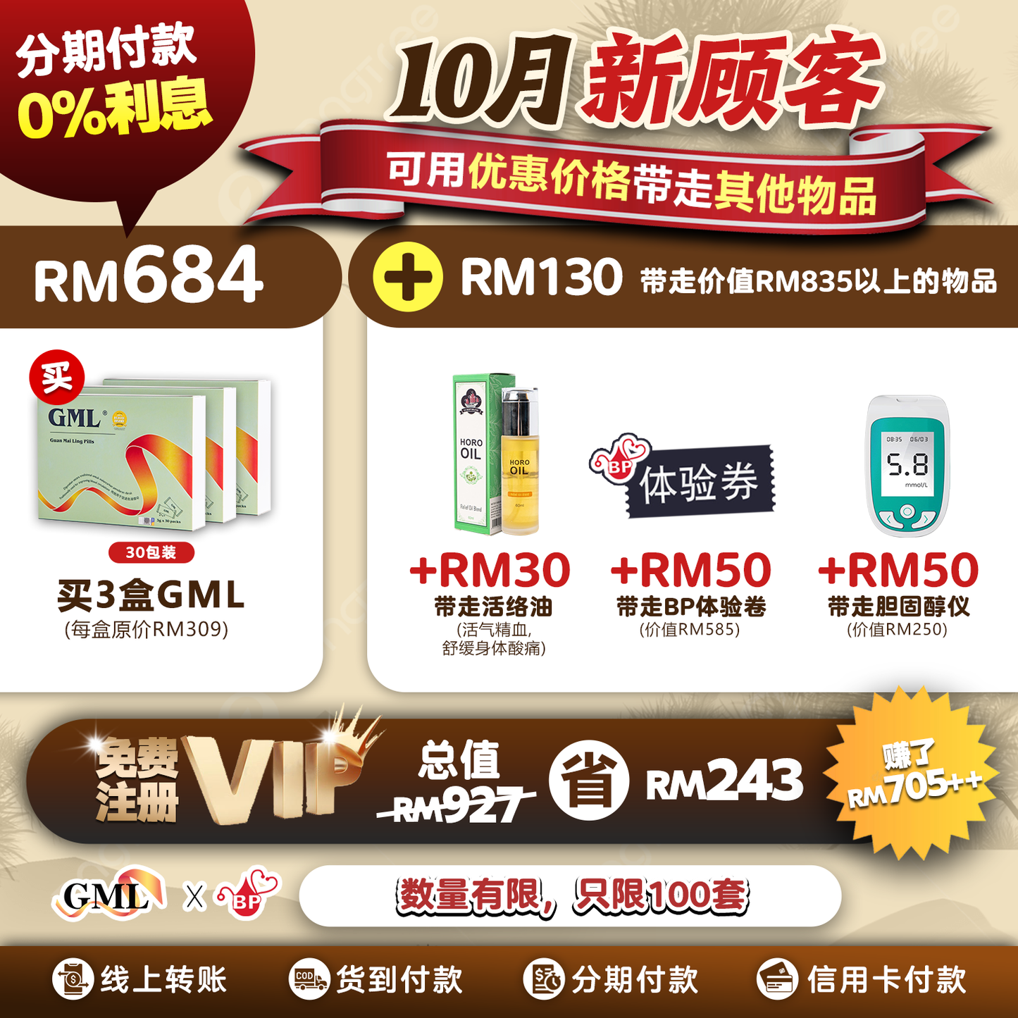 GML冠脉宁™ 纯正通血管配方中草药