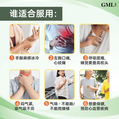 【欢庆国庆日优惠】4盒GML冠脉宁  [送1盒冠脉宁+送安肝宁 +送舒腰宁 +注册VIP会员]，限时优惠到8月31日