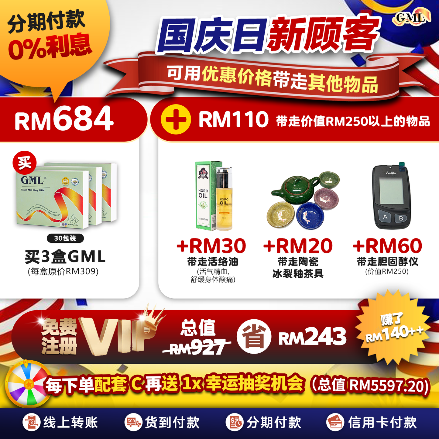 GML冠脉宁™ 纯正通血管配方中草药
