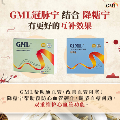 【金马献瑞·最后大冲刺】4盒GML冠脉宁  [送1盒冠脉宁+送2盒降糖宁 +送5封马年大吉红包 +送新春礼盒 +送注册VIP会员]，限时优惠到2月18日